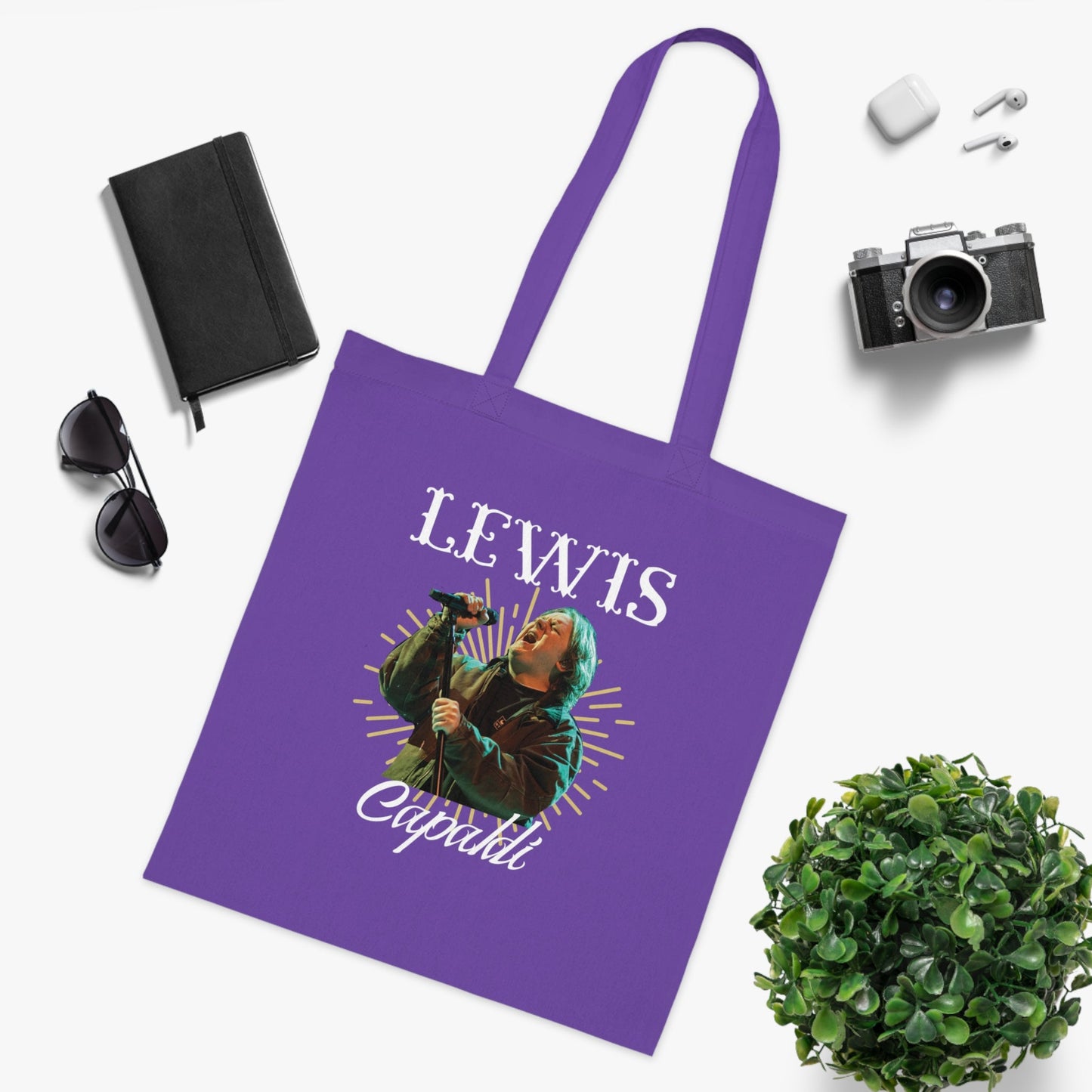 Lewis Capaldi Cotton Tote Bag - Graphic