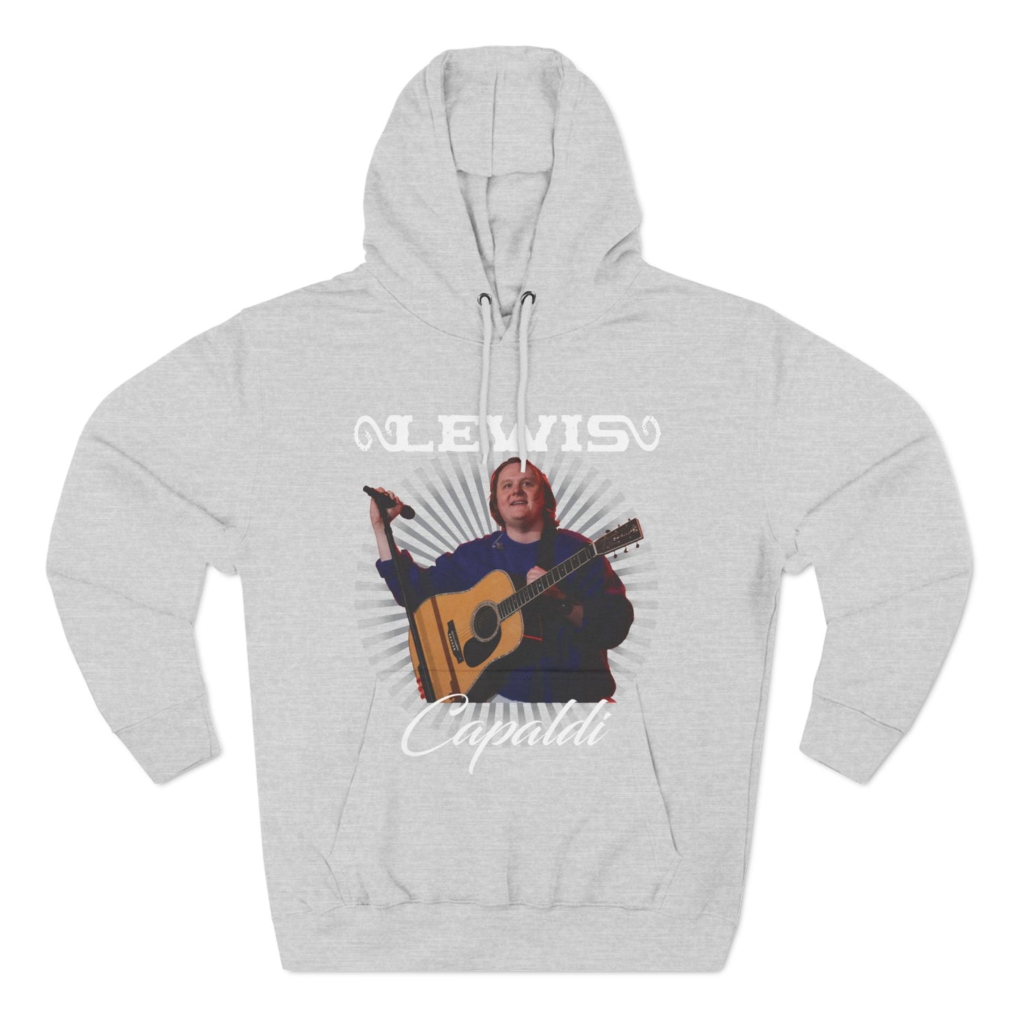 Lewis Capaldi Three-Panel Fleece Hoodie - Graphic