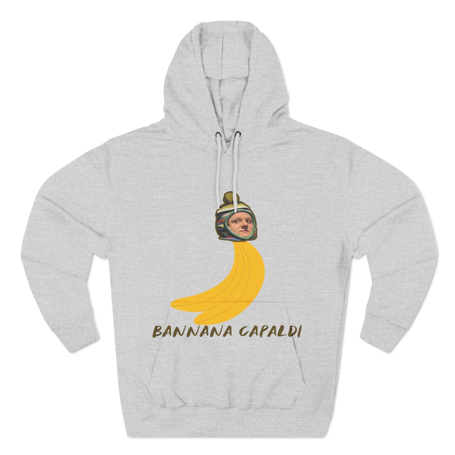 Lewis Capaldi Three-Panel Fleece Hoodie - Banana Capaldi