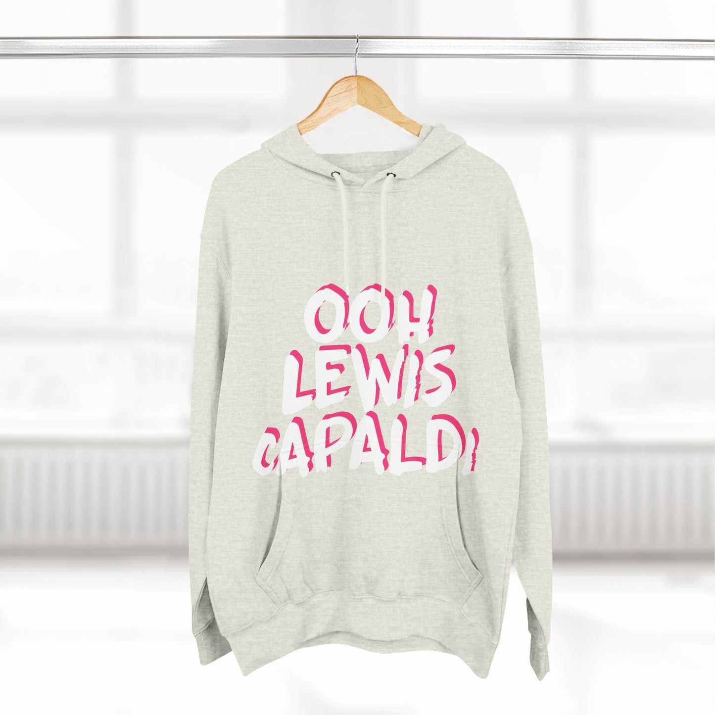 Lewis Capaldi Three-Panel Fleece Hoodie - Ooh Lewis Capaldi