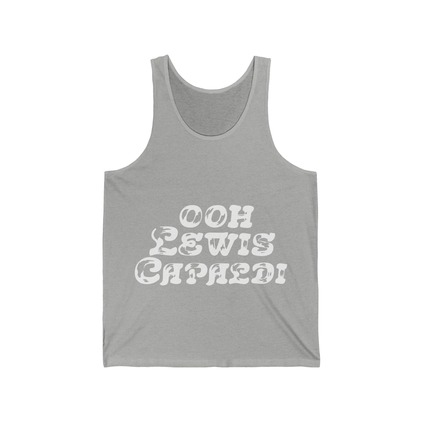 Lewis Capaldi Unisex Jersey Tank Top - Ooh Lewis Capaldi