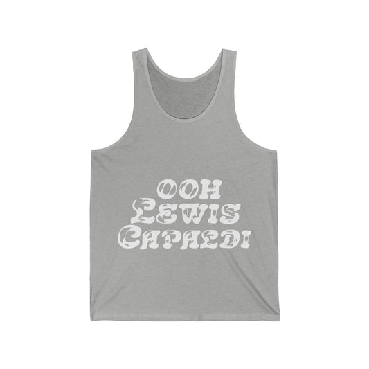 Lewis Capaldi Unisex Jersey Tank Top - Ooh Lewis Capaldi