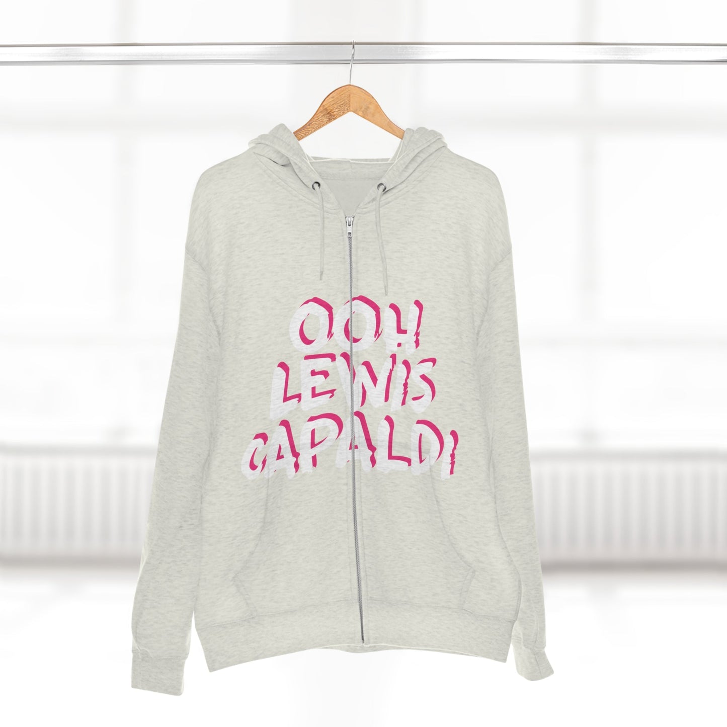 Lewis Capaldi Unisex Zip Hoodie - Ooh Lewis Capaldi