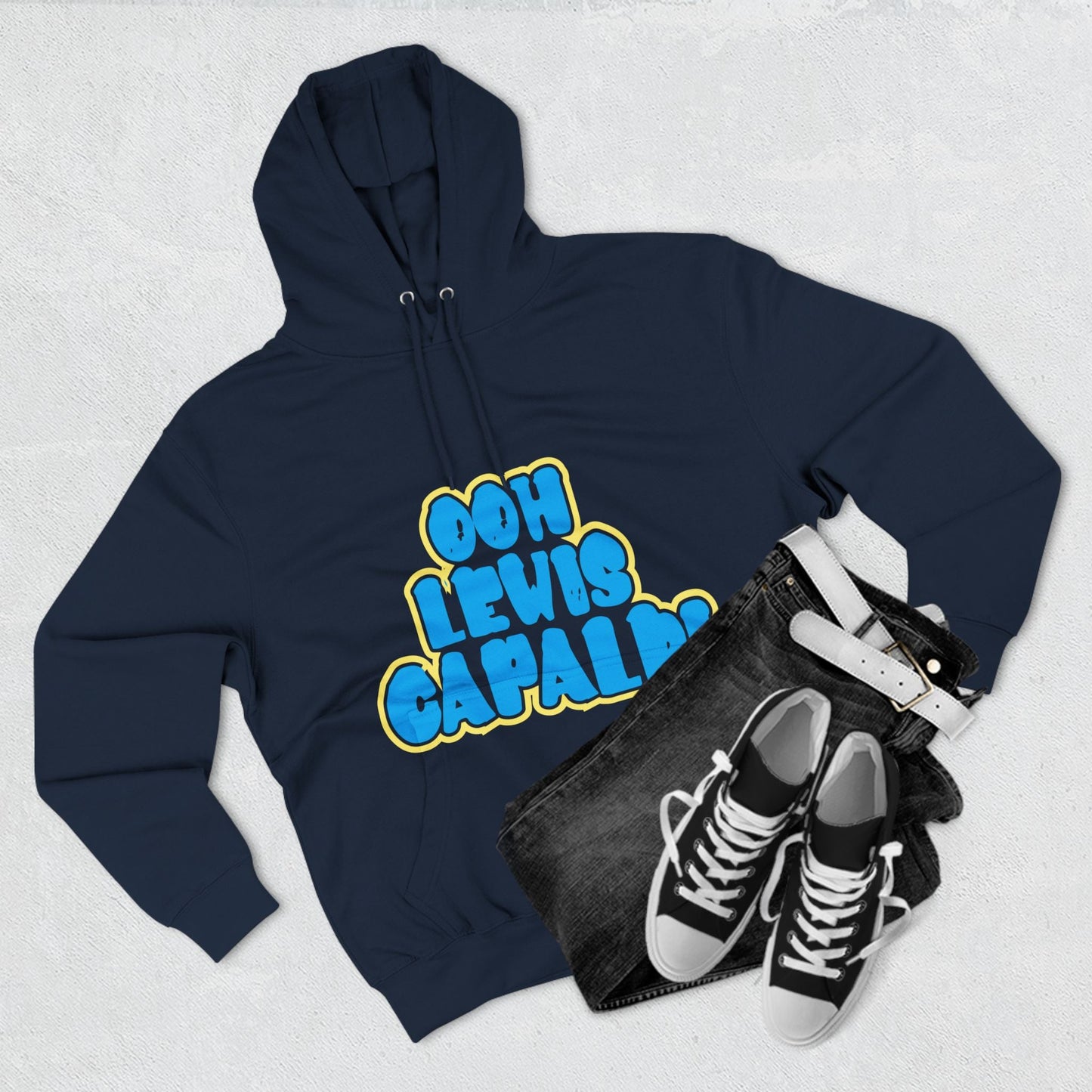 Lewis Capaldi Three-Panel Fleece Hoodie - Ooh Lewis Capaldi