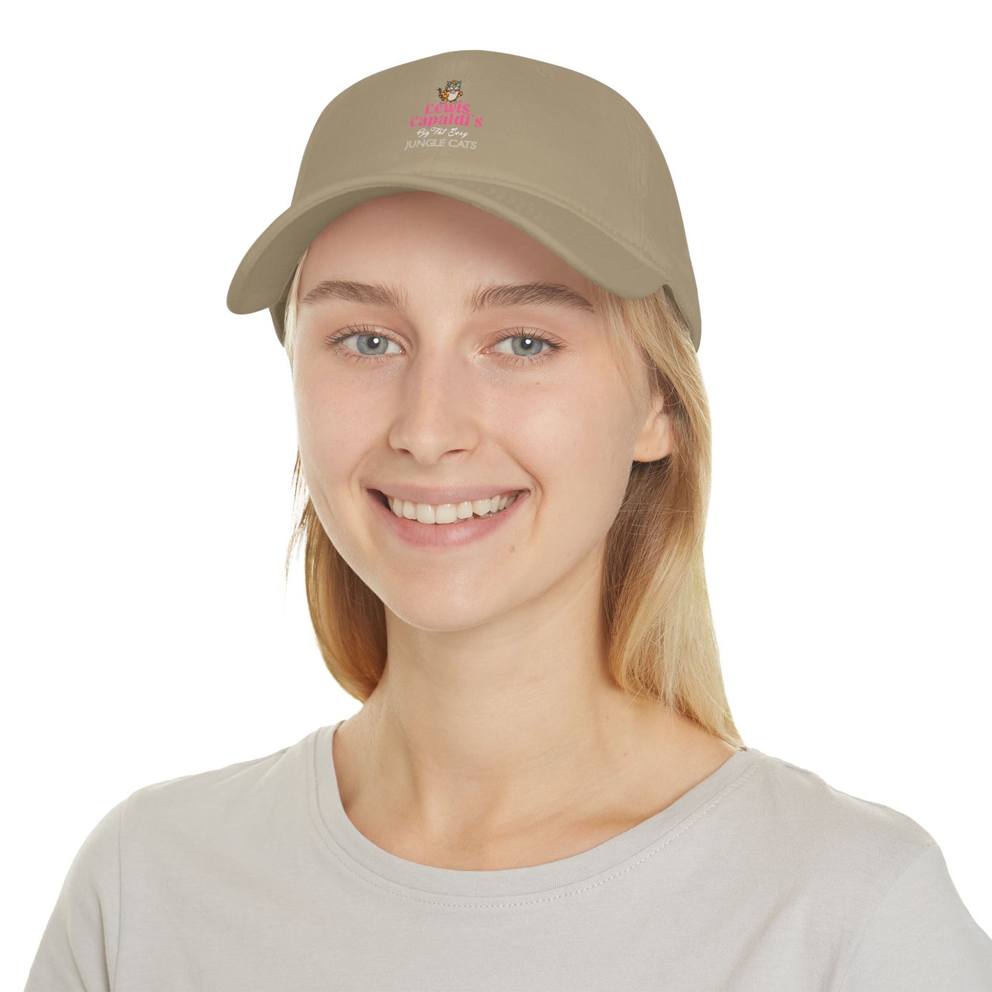 Lewis Capaldi Low Profile Baseball Hat - Big Fat Sexy Jungle Cats