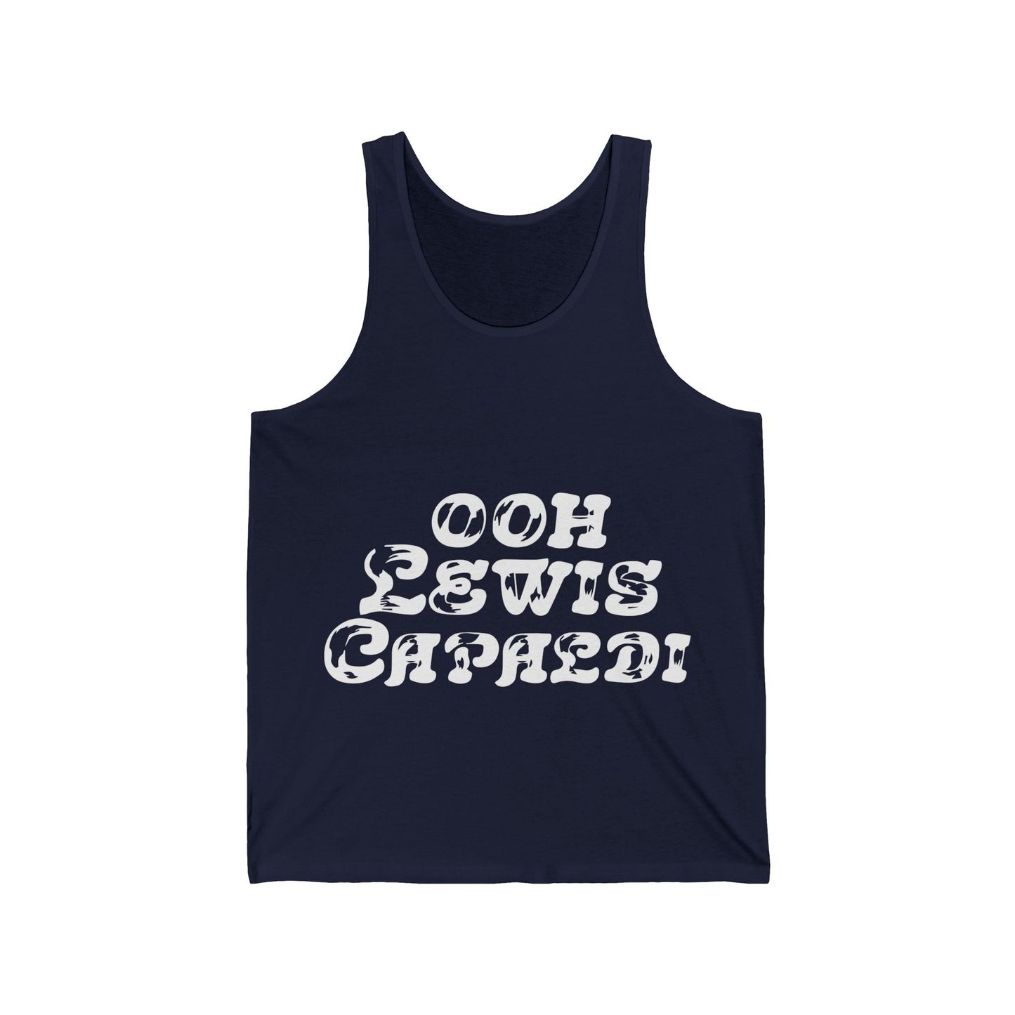 Lewis Capaldi Unisex Jersey Tank Top - Ooh Lewis Capaldi