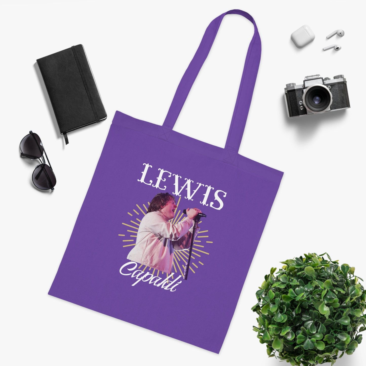 Lewis Capaldi Cotton Tote Bag - Graphic