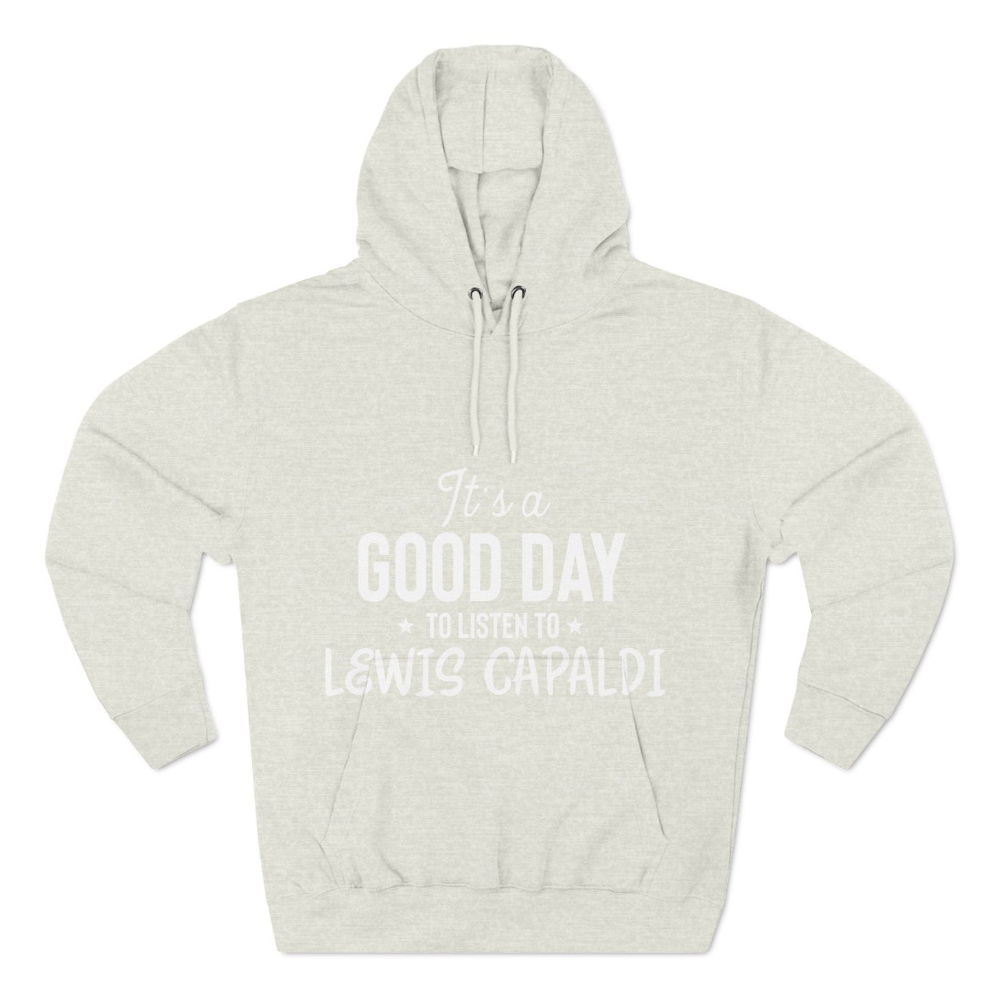 Lewis Capaldi Three-Panel Fleece Hoodie - It's a good day to listen to Lewis Capaldi songs