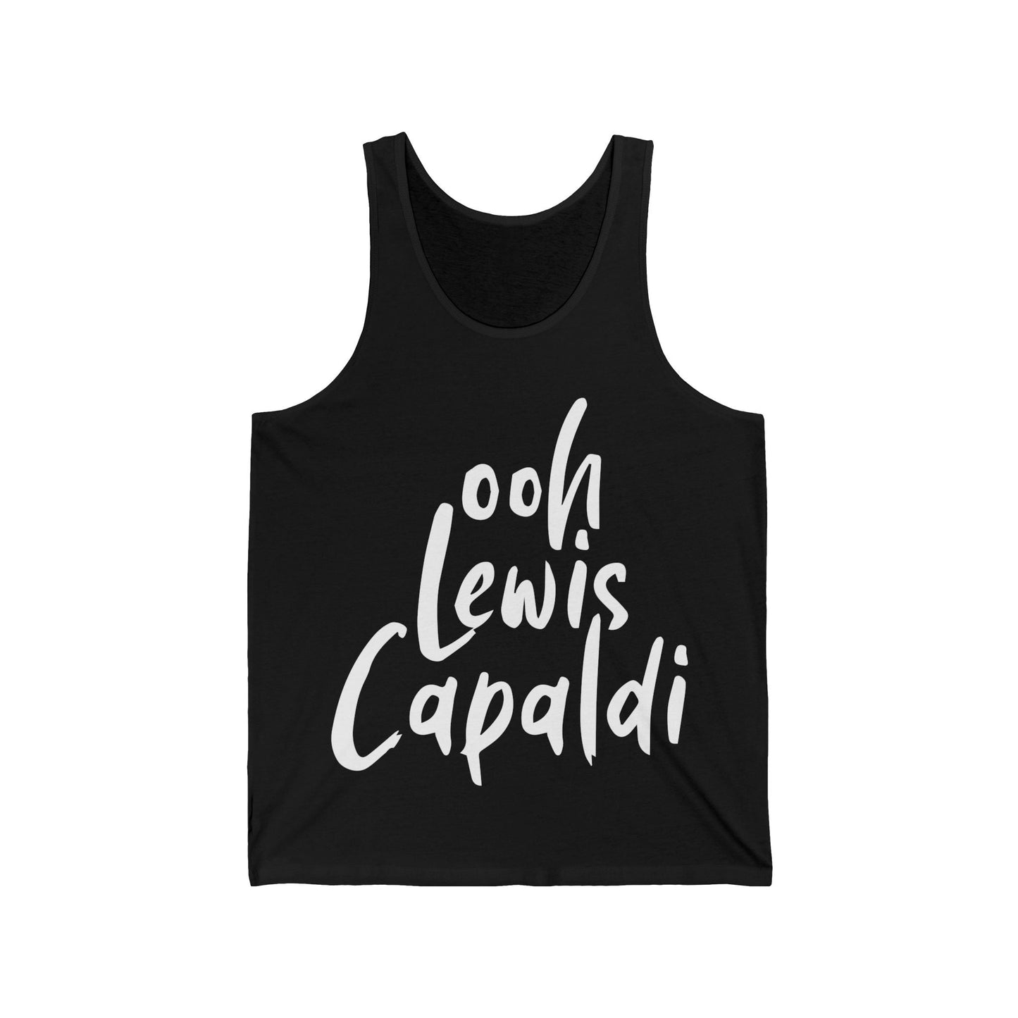 Lewis Capaldi Unisex Jersey Tank Top - Ooh Lewis Capaldi