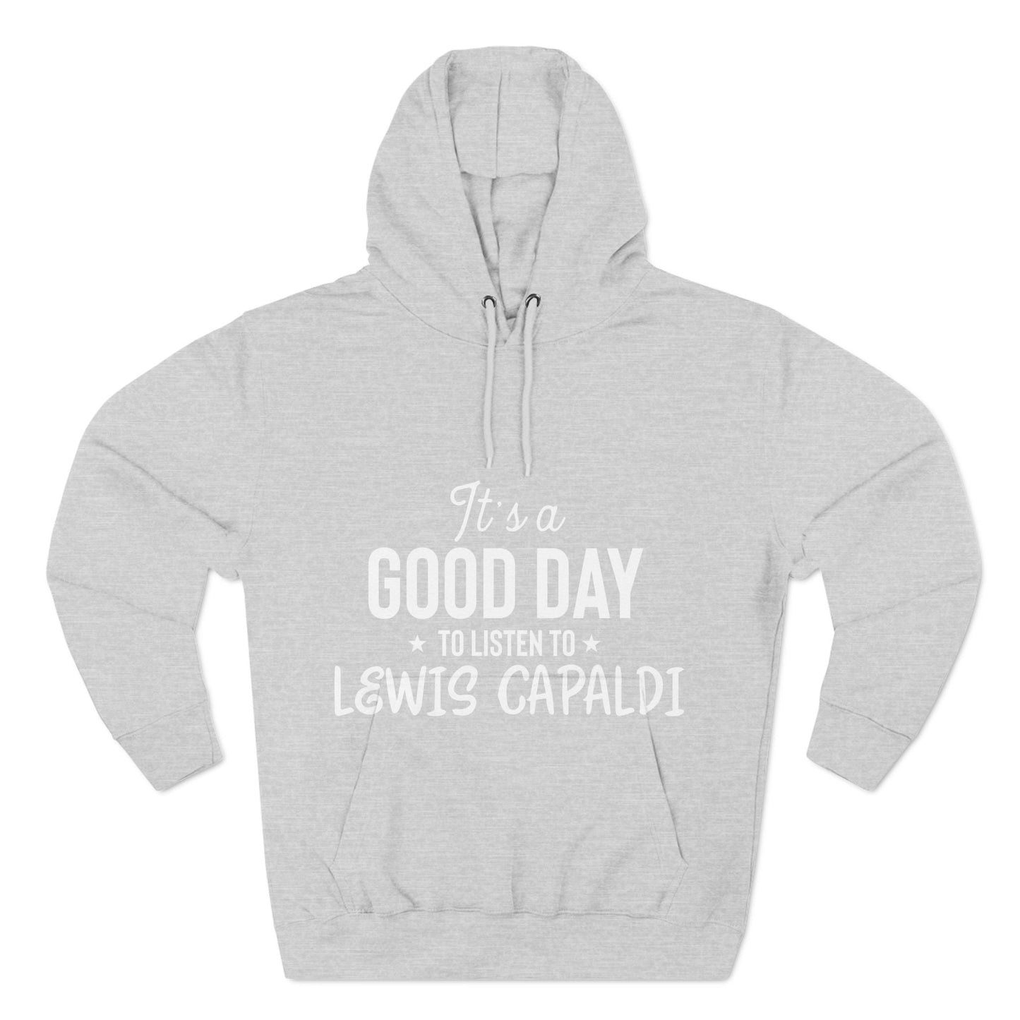 Lewis Capaldi Three-Panel Fleece Hoodie - It's a good day to listen to Lewis Capaldi songs