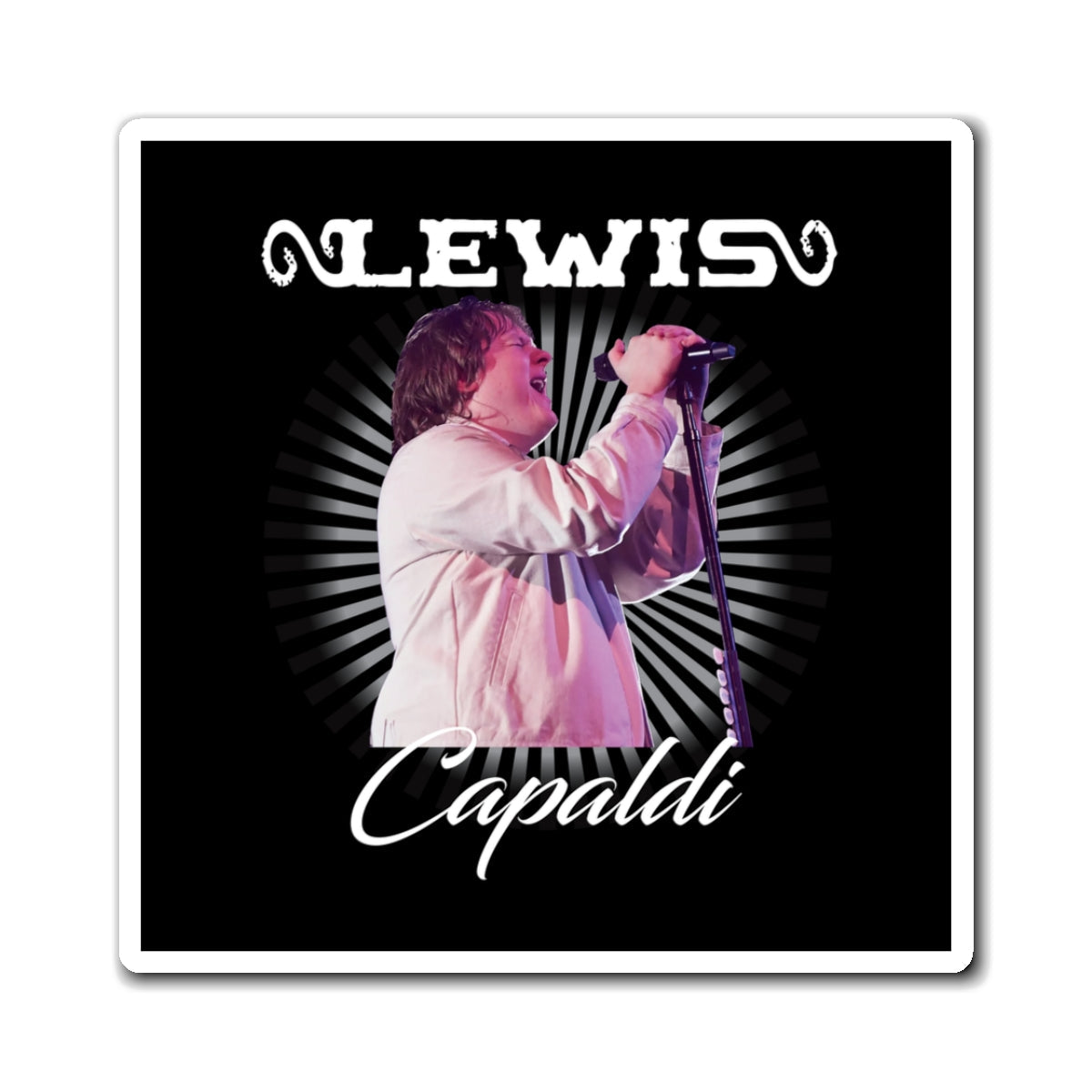 Lewis Capaldi Magnets - Graphic