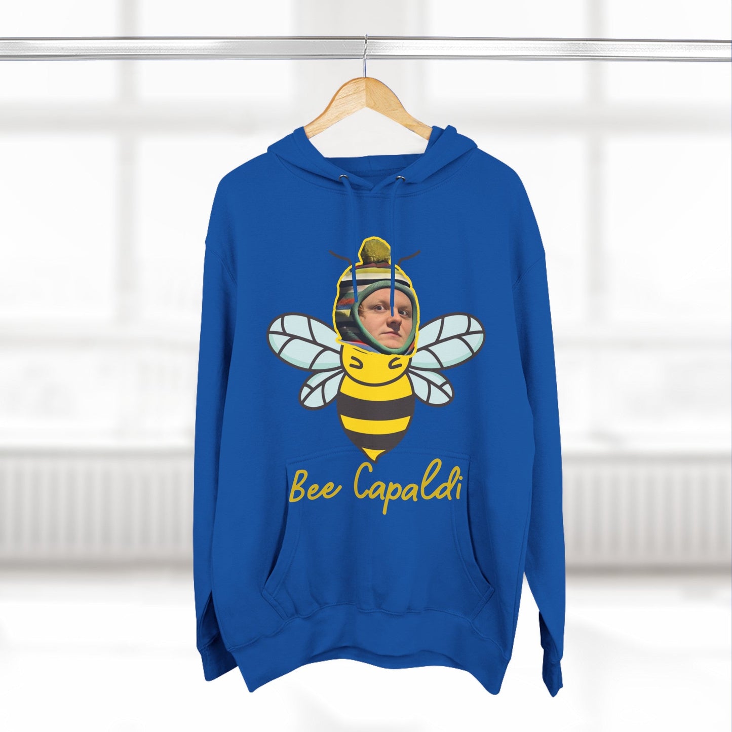 Lewis Capaldi Three-Panel Fleece Hoodie - Bee Capaldi