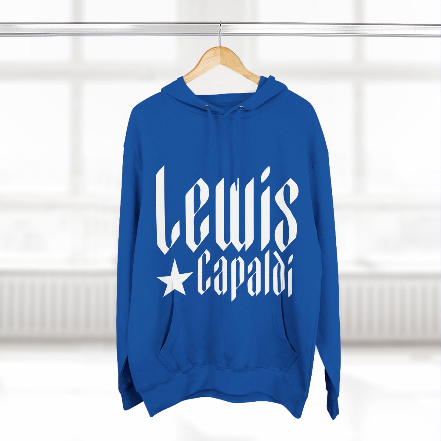 Lewis Capaldi Three-Panel Fleece Hoodie - Writing