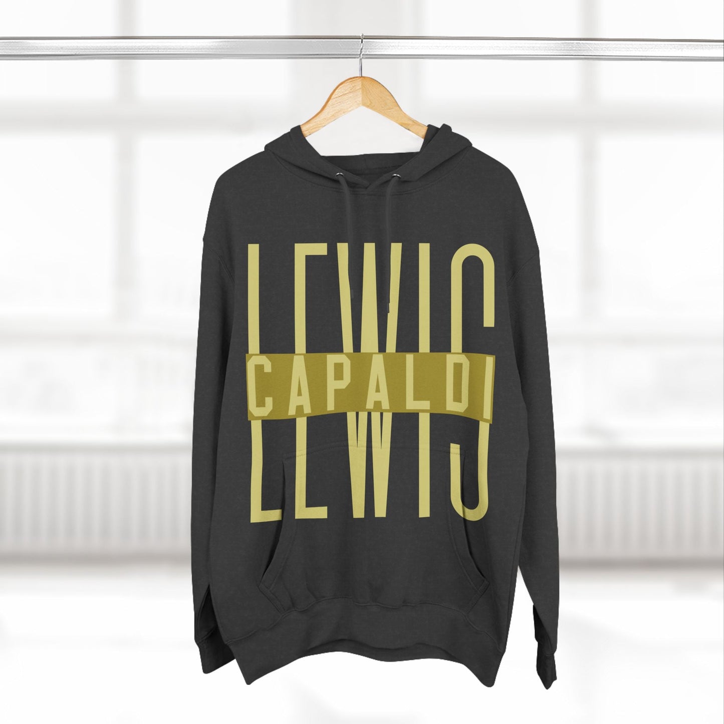 Lewis Capaldi Three-Panel Fleece Hoodie - Writing