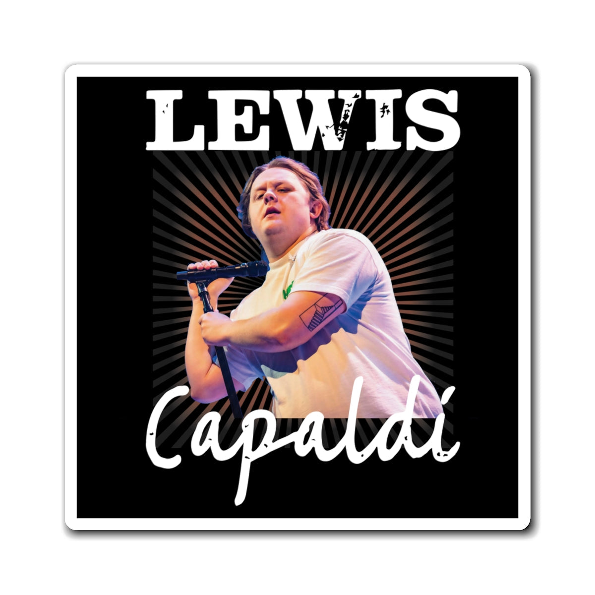 Lewis Capaldi Magnets - Graphic