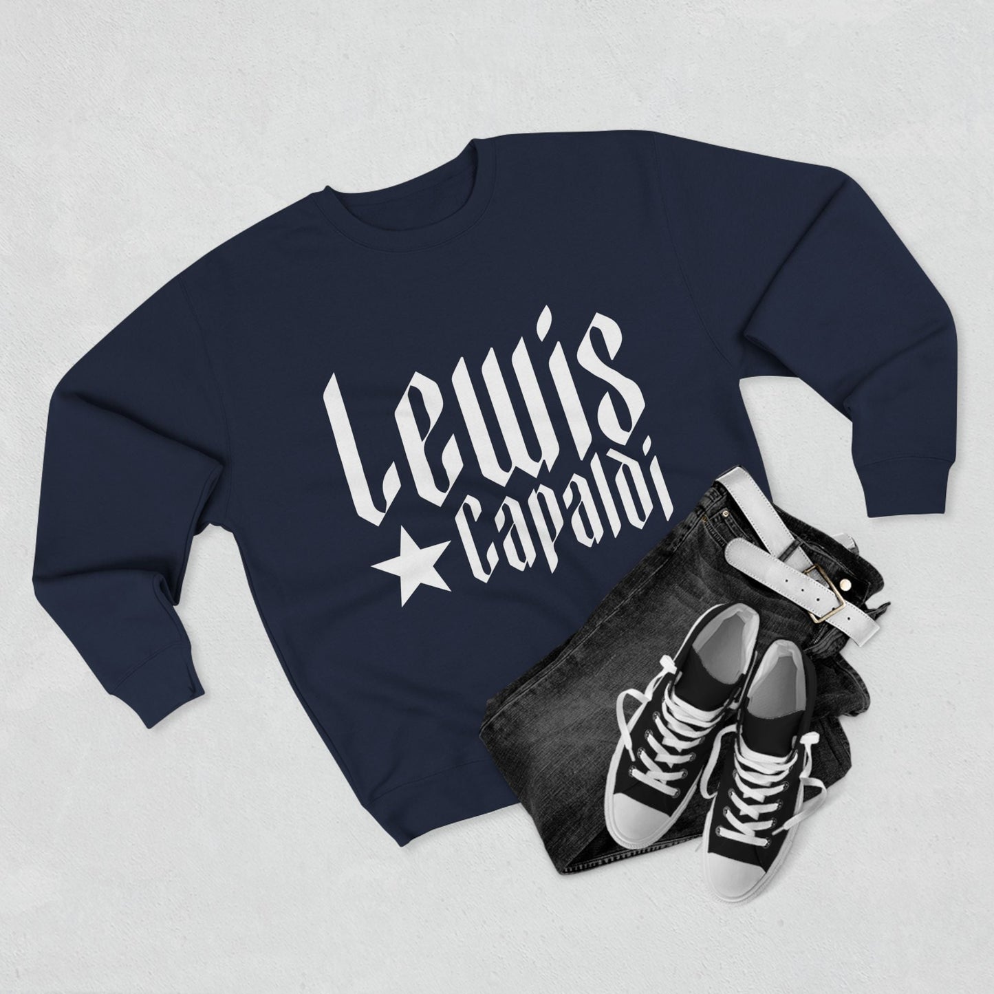 Lewis Capaldi Unisex Crewneck Sweatshirt - Writing