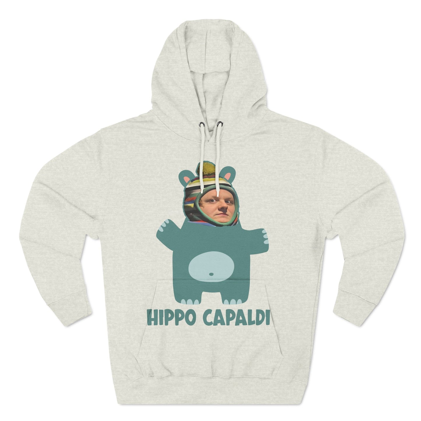 Lewis Capaldi Three-Panel Fleece Hoodie - Hippo Capaldi