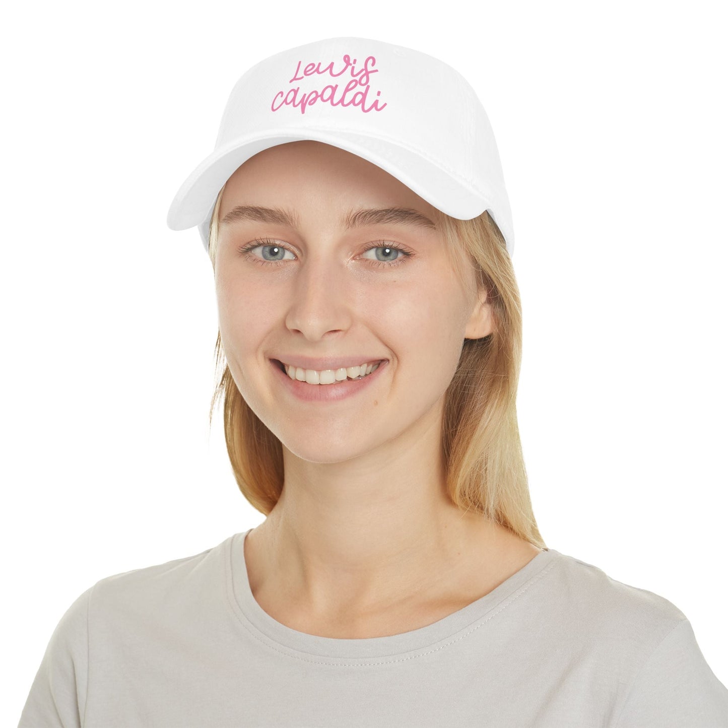 Lewis Capaldi Low Profile Baseball Hat - Writing