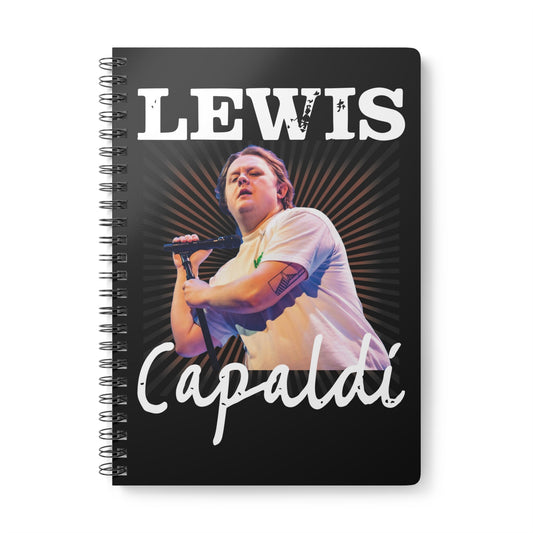 Lewis Capaldi Softcover Notebook - A5 Wire-Bound