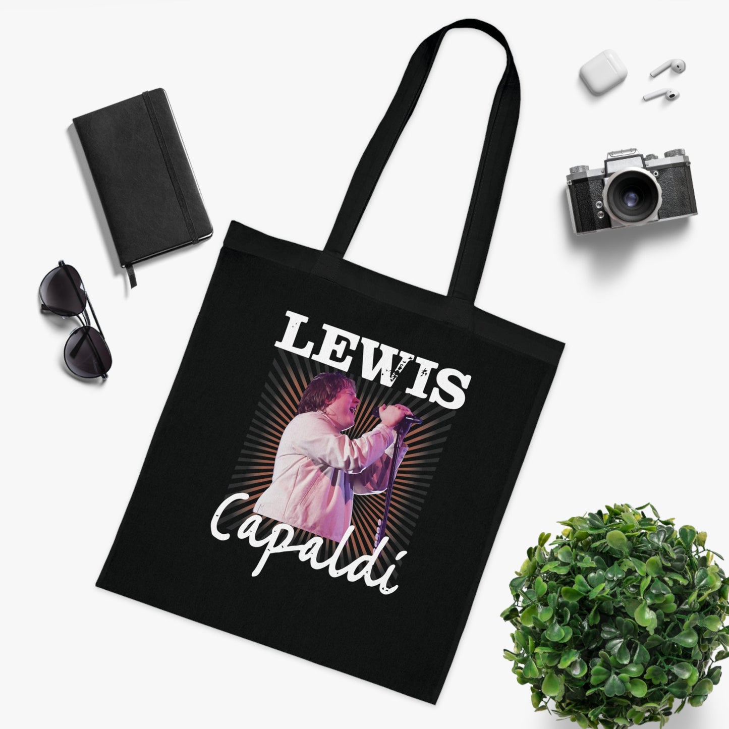 Lewis Capaldi Cotton Tote Bag - Graphic