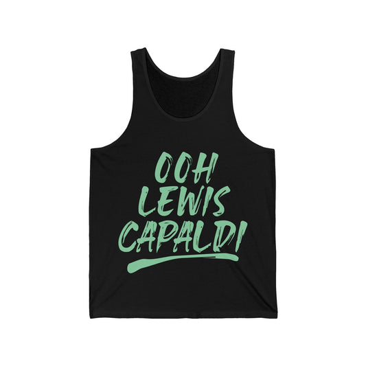 Lewis Capaldi Unisex Jersey Tank Top - Ooh Lewis Capaldi