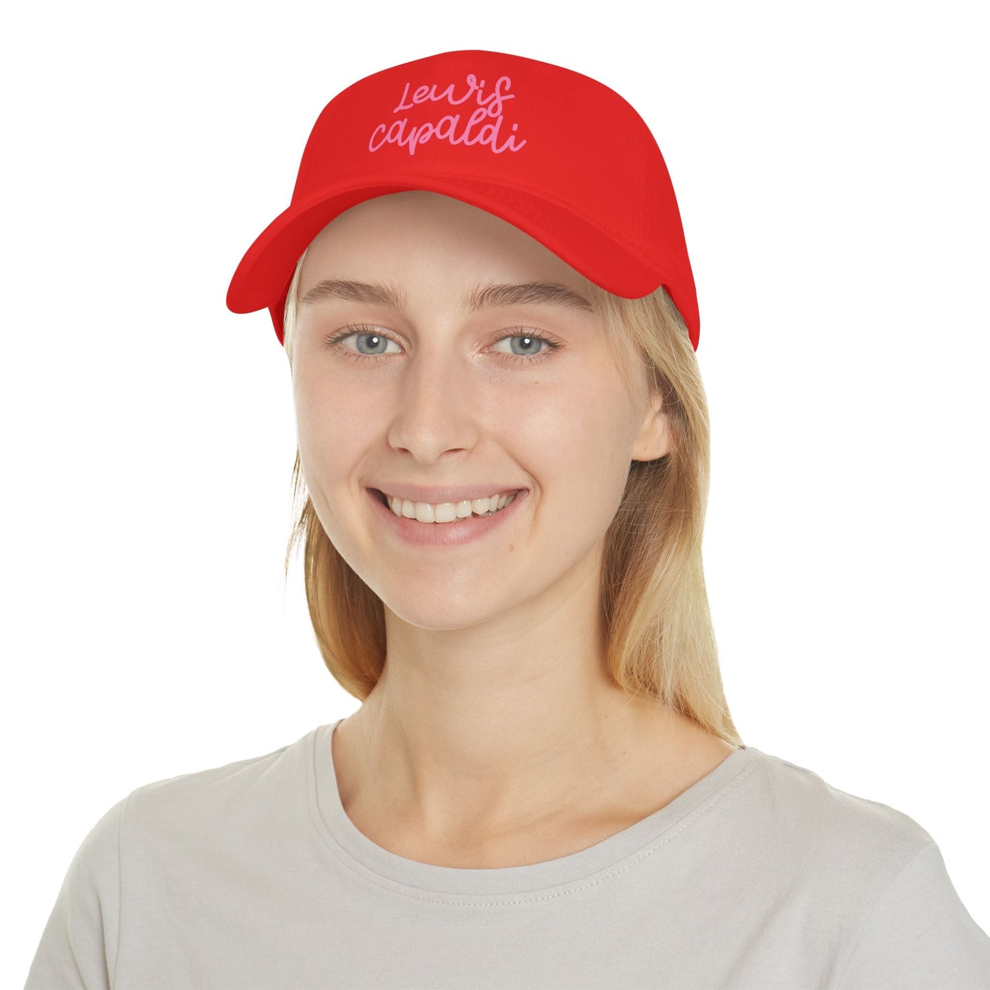 Lewis Capaldi Low Profile Baseball Hat - Writing