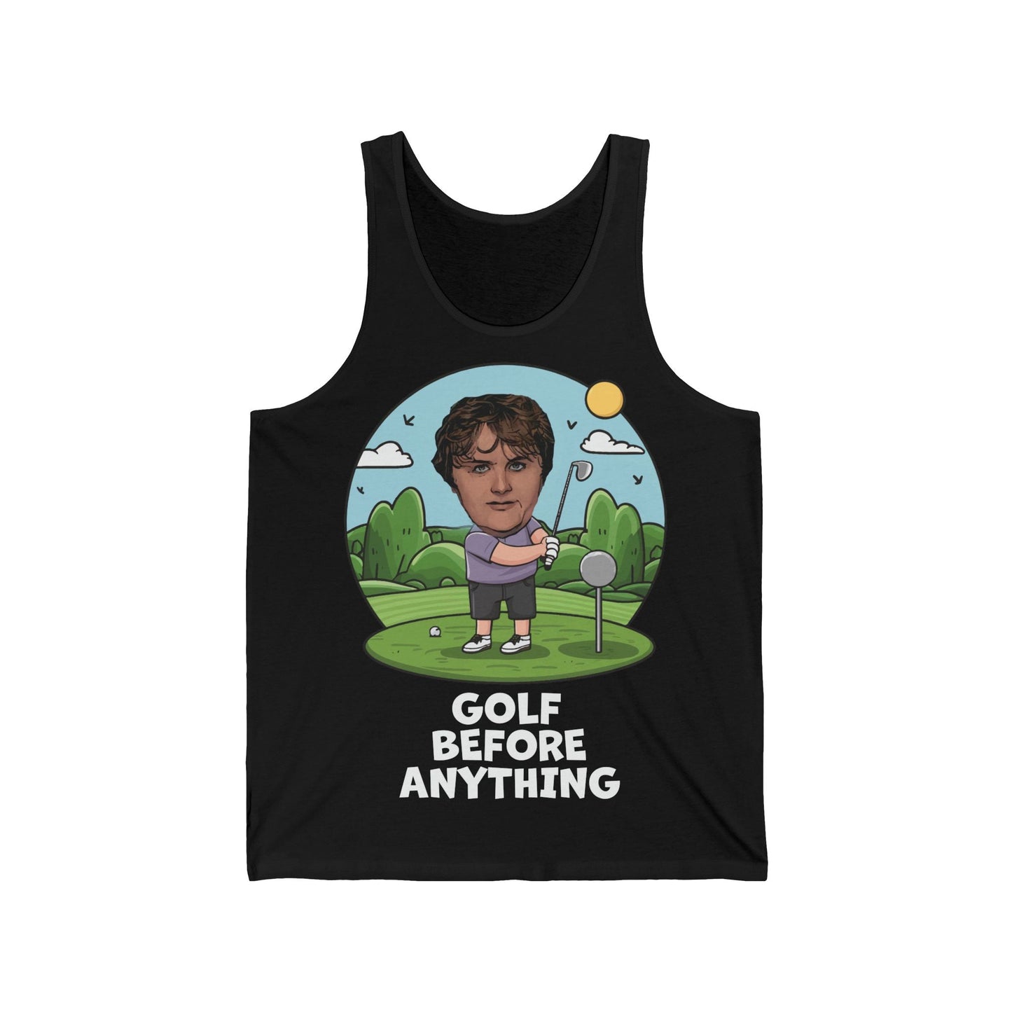 Lewis Capaldi Unisex Jersey Tank Top - Golfing