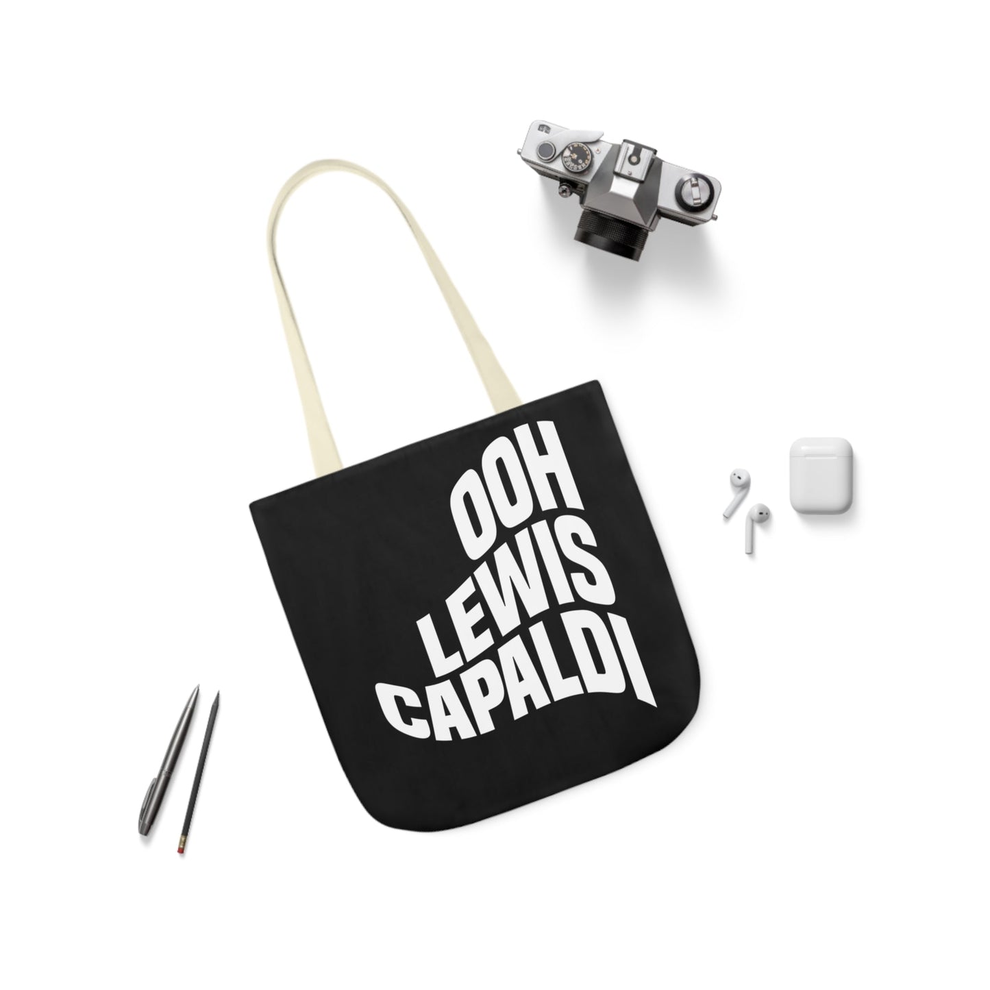 Lewis Capaldi Canvas Tote Bag - Ooh Lewis Capaldi