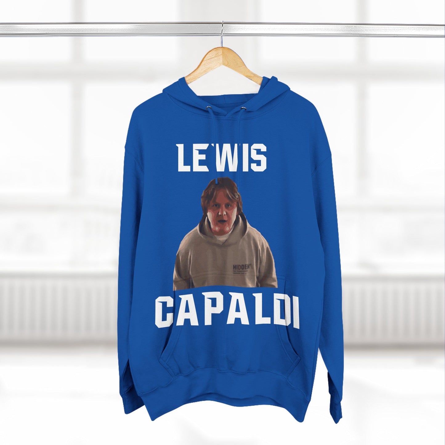 Lewis Capaldi Three-Panel Fleece Hoodie - Graphic