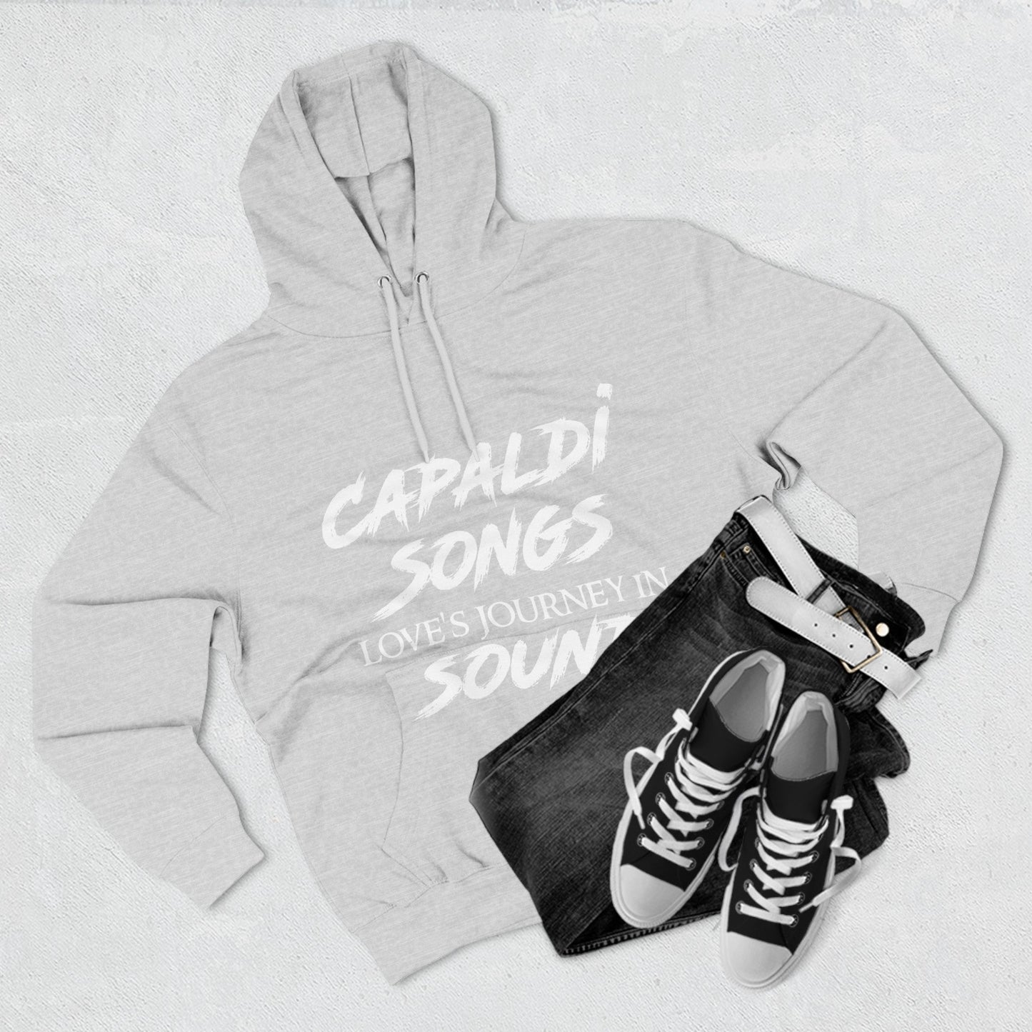 Lewis Capaldi Three-Panel Fleece Hoodie - Capaldi Songs