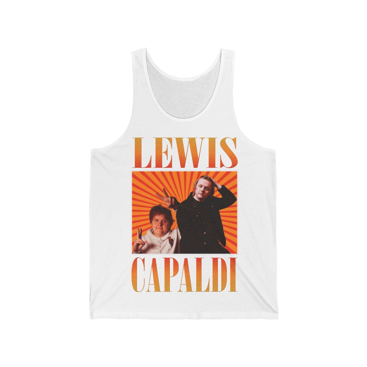 Lewis Capaldi Unisex Jersey Tank Top - Graphic