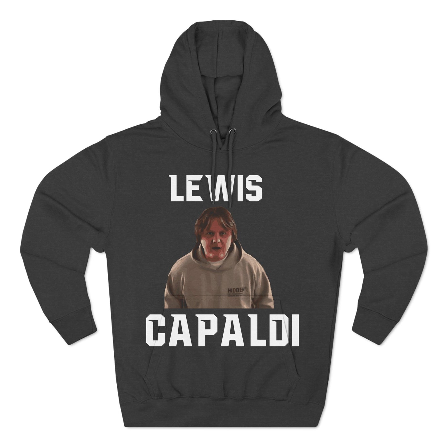 Lewis Capaldi Three-Panel Fleece Hoodie - Graphic