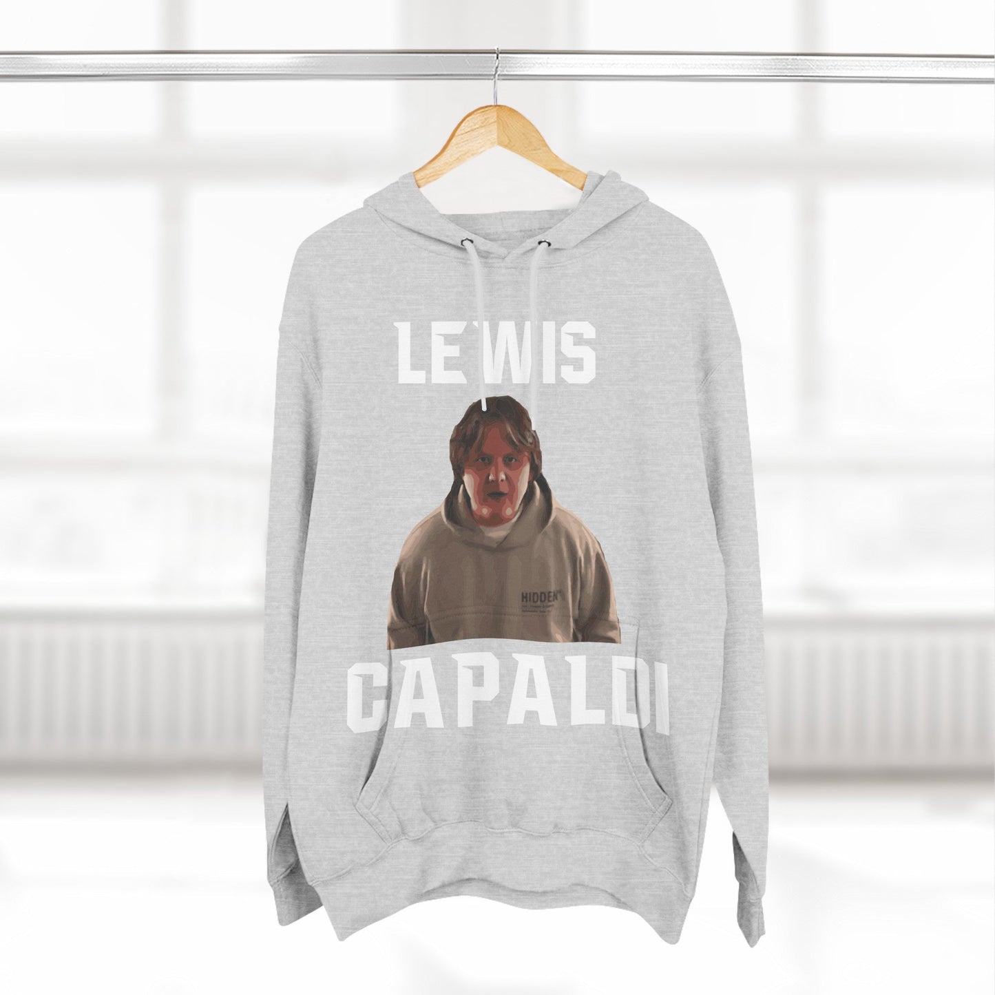 Lewis Capaldi Three-Panel Fleece Hoodie - Graphic