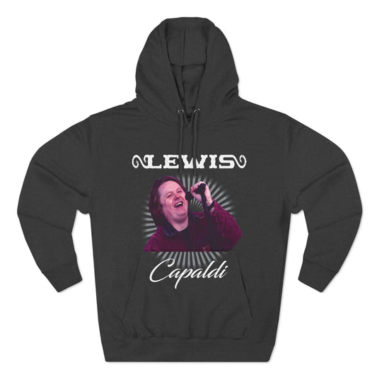 Lewis Capaldi Three-Panel Fleece Hoodie - Graphic