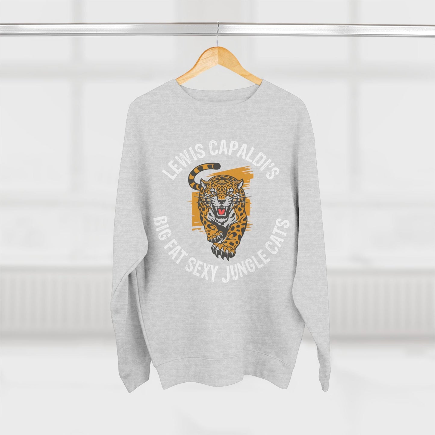 Lewis Capaldi Unisex Crewneck Sweatshirt - Big Fat Sexy Jungle Cats