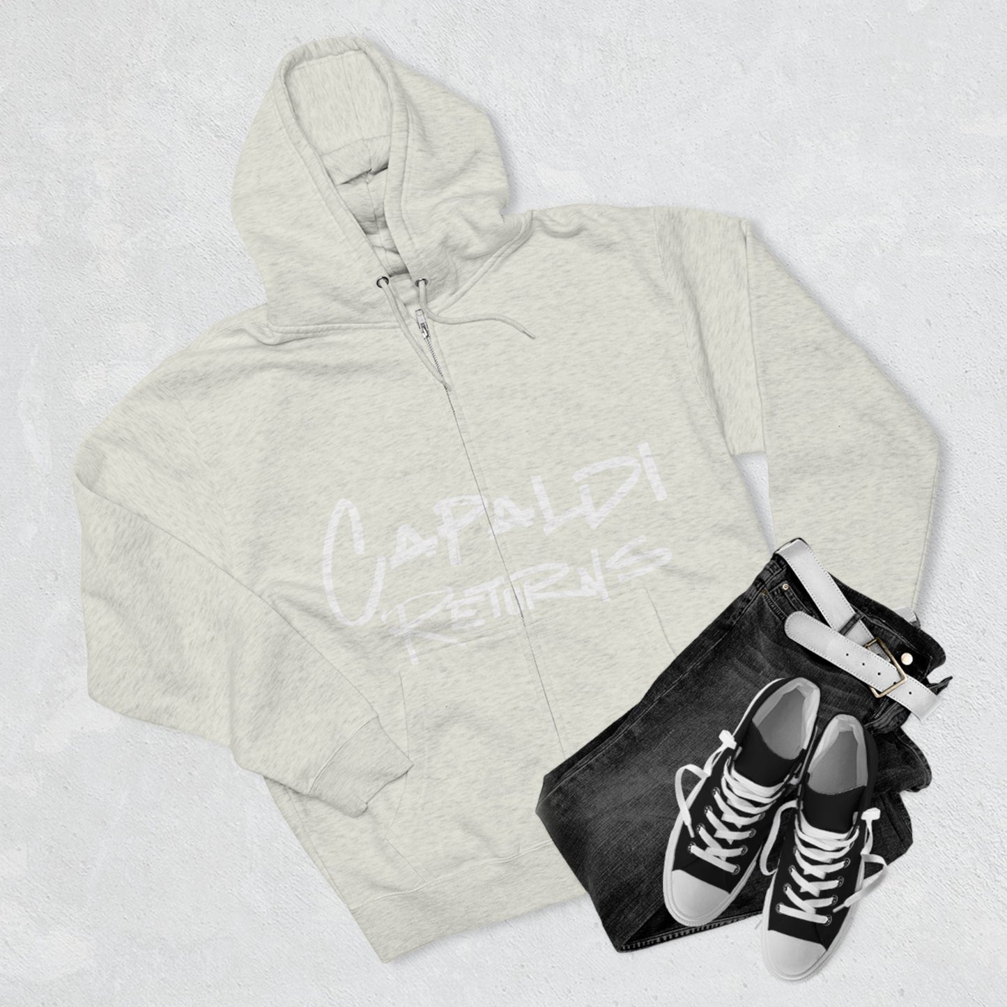 Lewis Capaldi Unisex Zip Hoodie - Capaldi returns