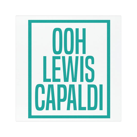 Lewis Capaldi Car Magnets - Ooh Lewis Capaldi