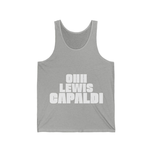 Lewis Capaldi Unisex Jersey Tank Top - Ooh Lewis