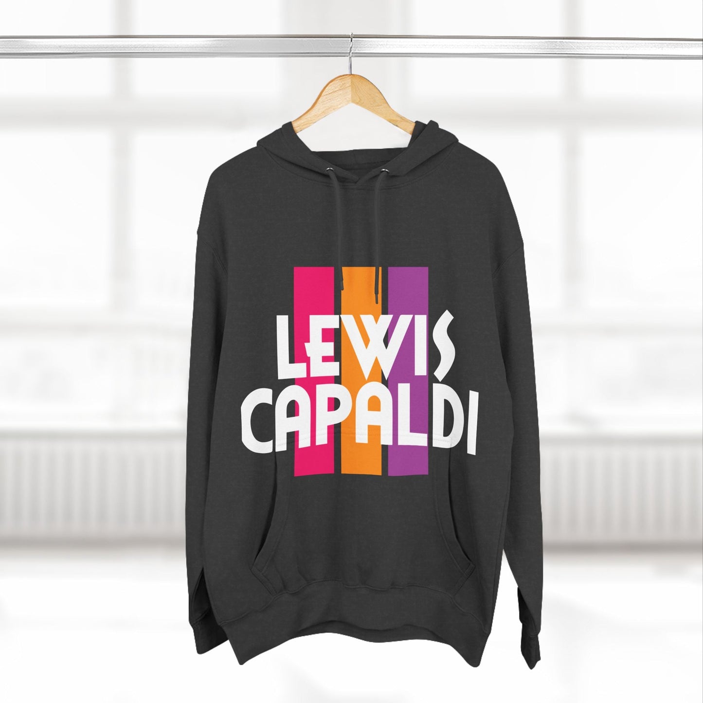 Lewis Capaldi Three-Panel Fleece Hoodie - Writing