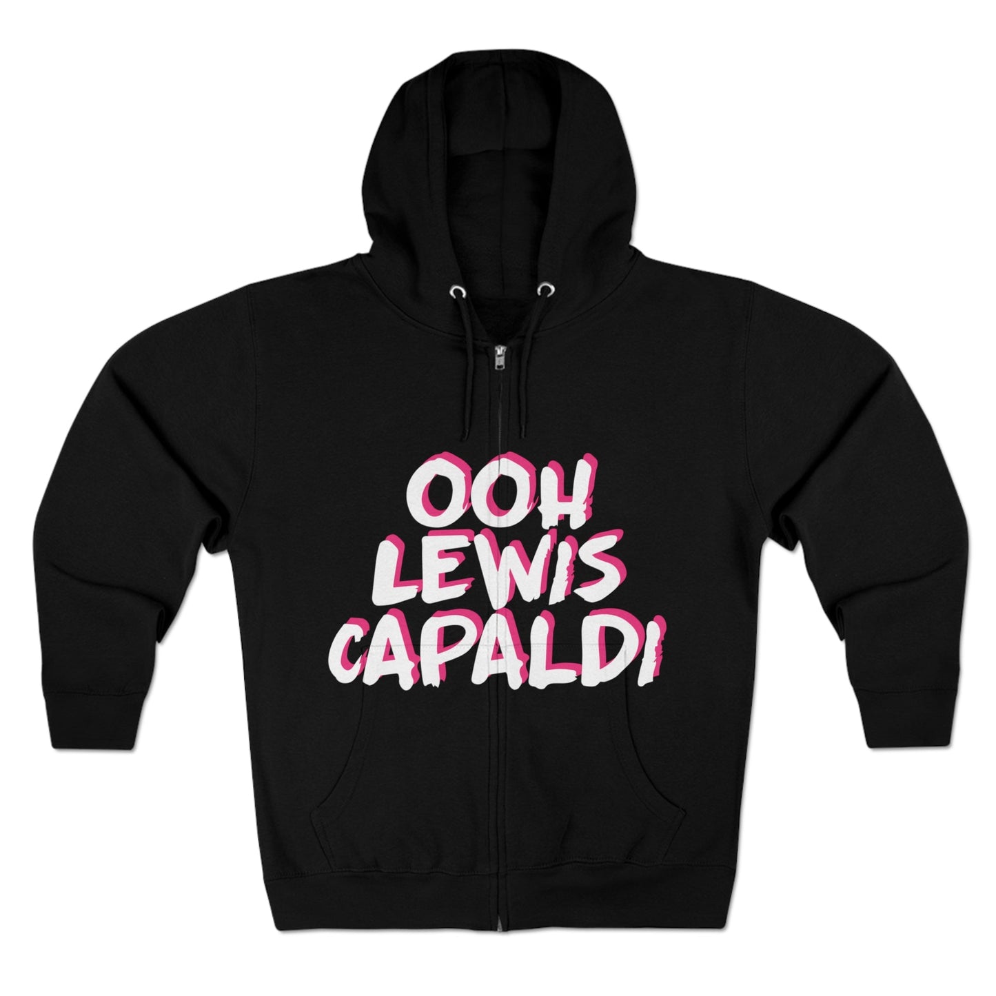 Lewis Capaldi Unisex Zip Hoodie - Ooh Lewis Capaldi