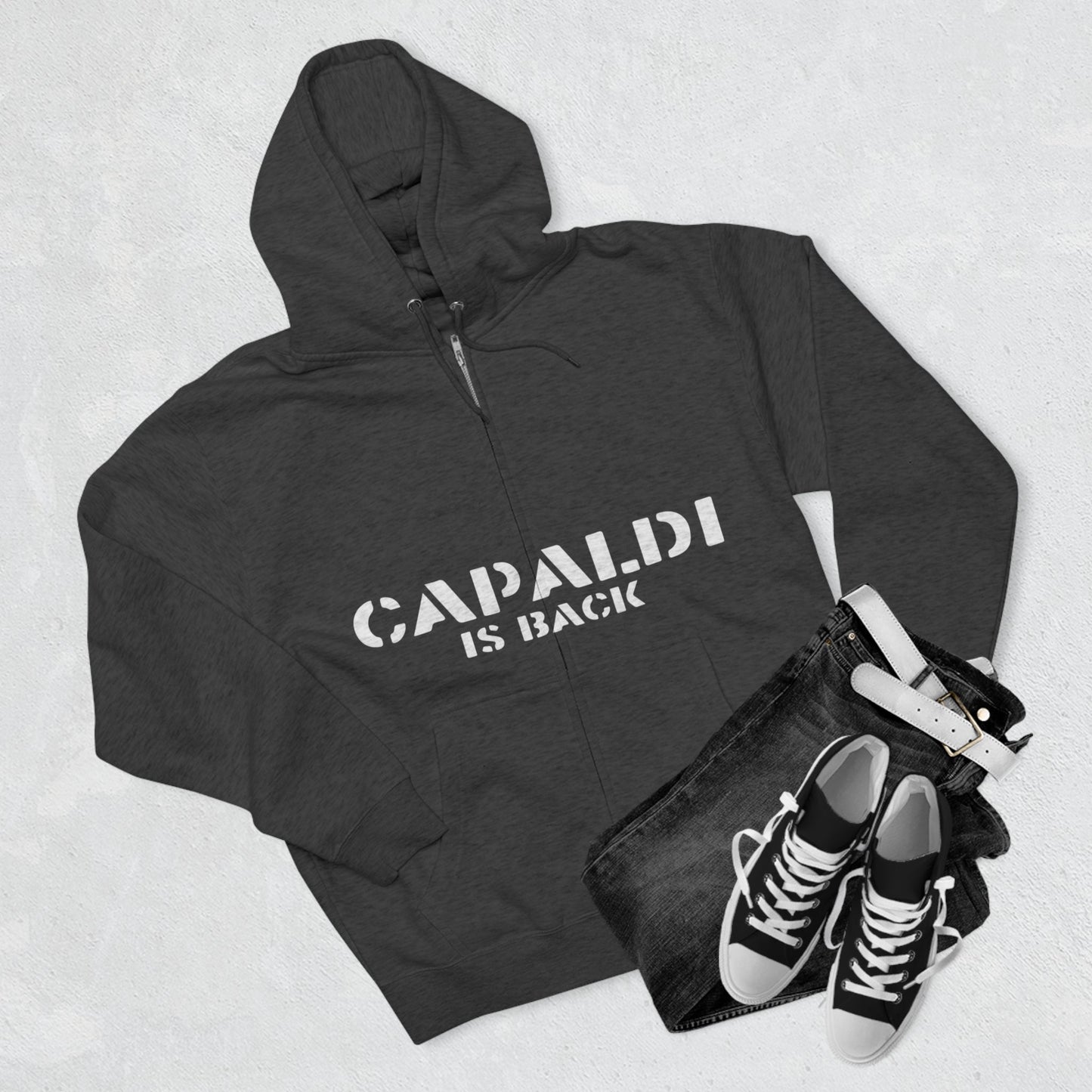 Lewis Capaldi Unisex Zip Hoodie - Capaldi is back