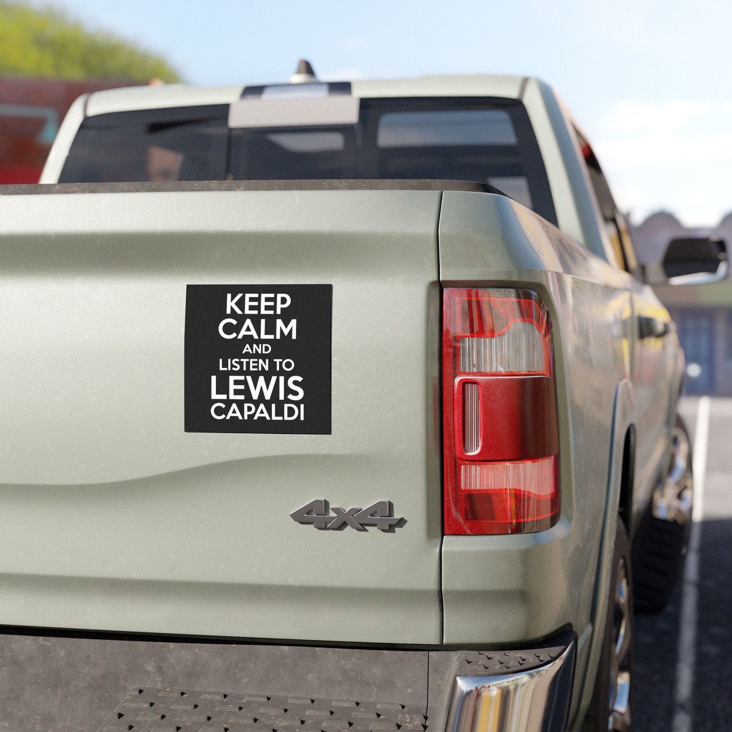 Lewis Capaldi Car Magnet - Keep calm and listen to Lewis Capaldi