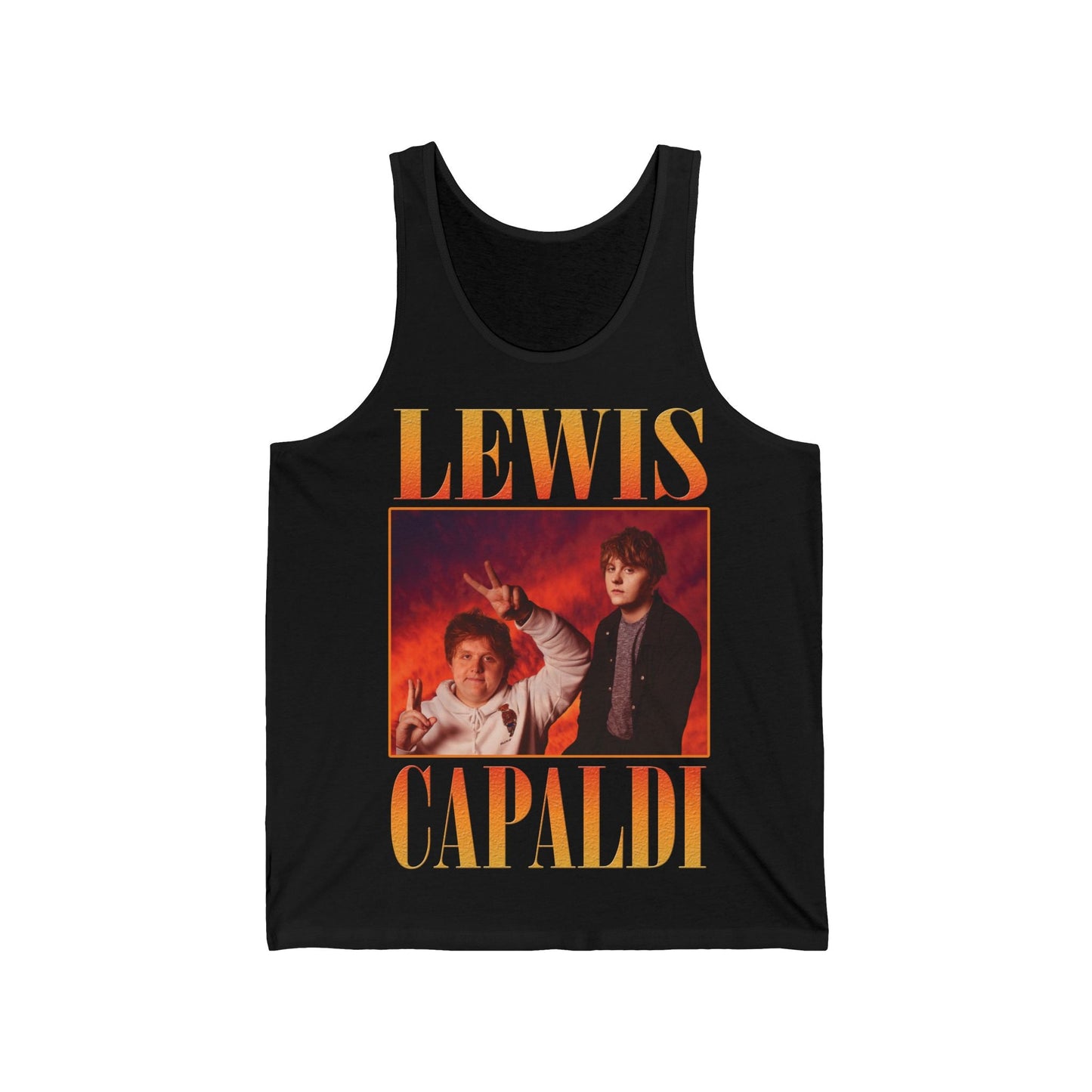 Lewis Capaldi Unisex Jersey Tank Top - Graphic