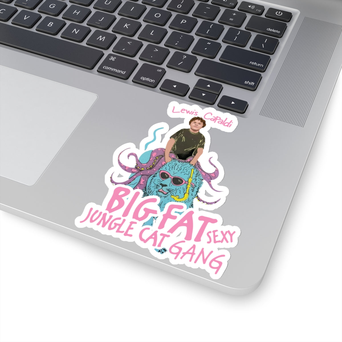 Lewis Capaldi Kiss-Cut Stickers - Big Fat Sexy Jungle Cats