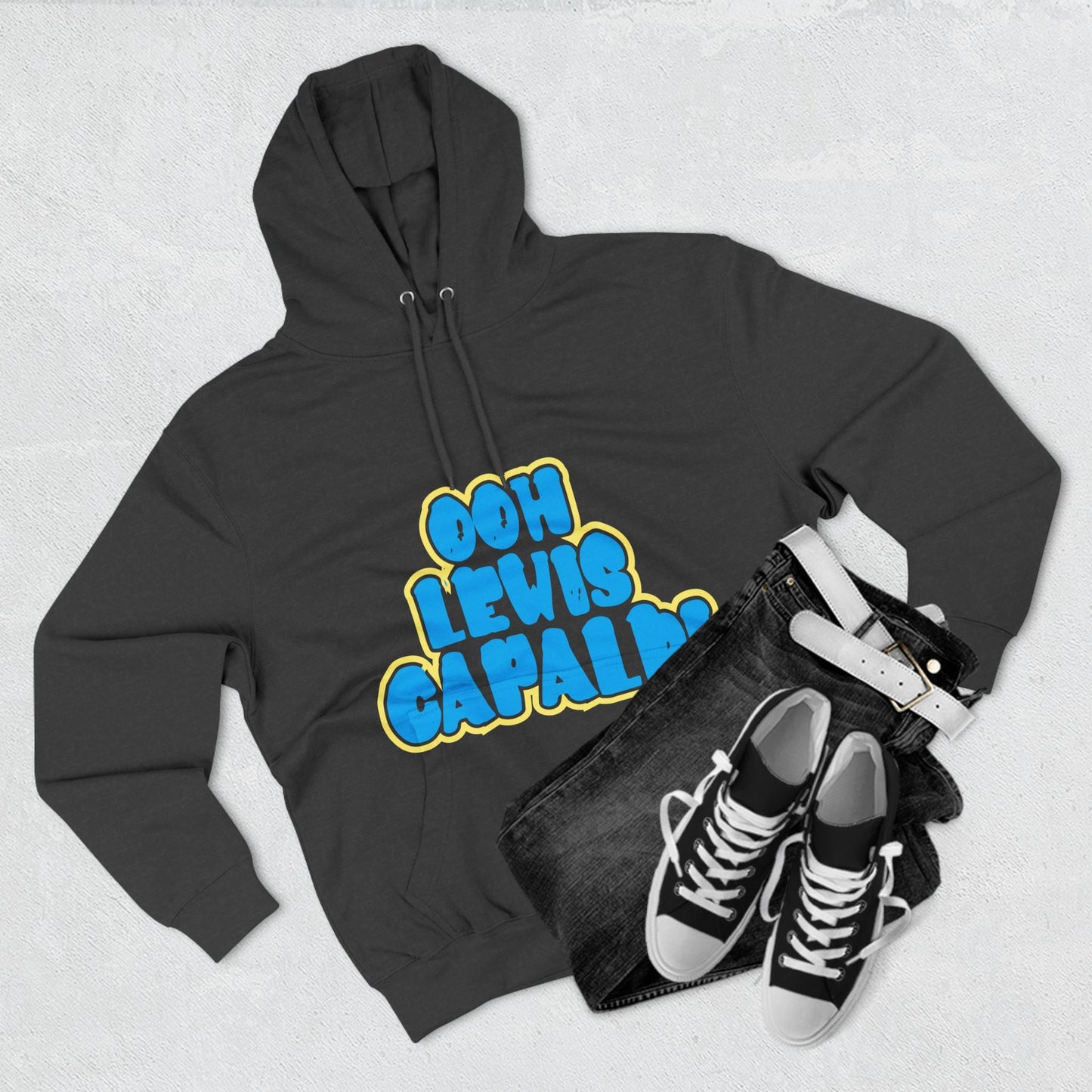 Lewis Capaldi Three-Panel Fleece Hoodie - Ooh Lewis Capaldi