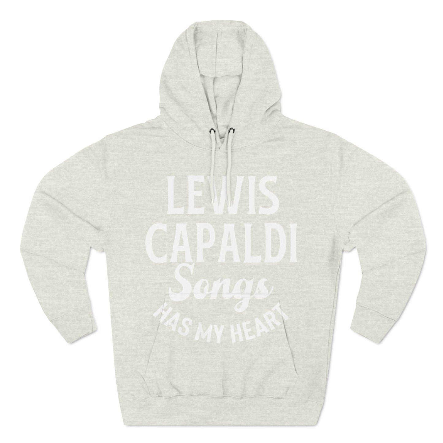 Lewis Capaldi Three-Panel Fleece Hoodie - Lewis Capaldi songs has my heart