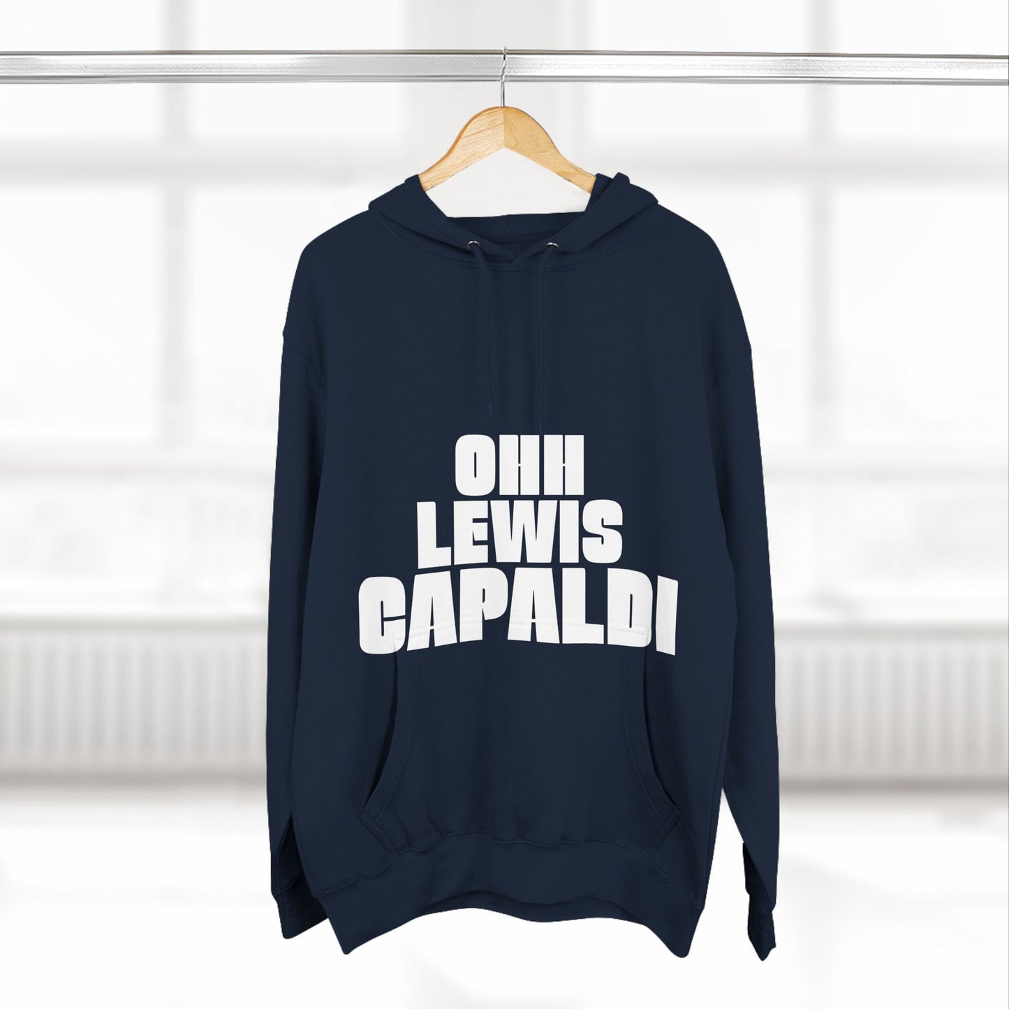 Lewis Capaldi Three-Panel Fleece Hoodie - Ooh Lewis Capaldi