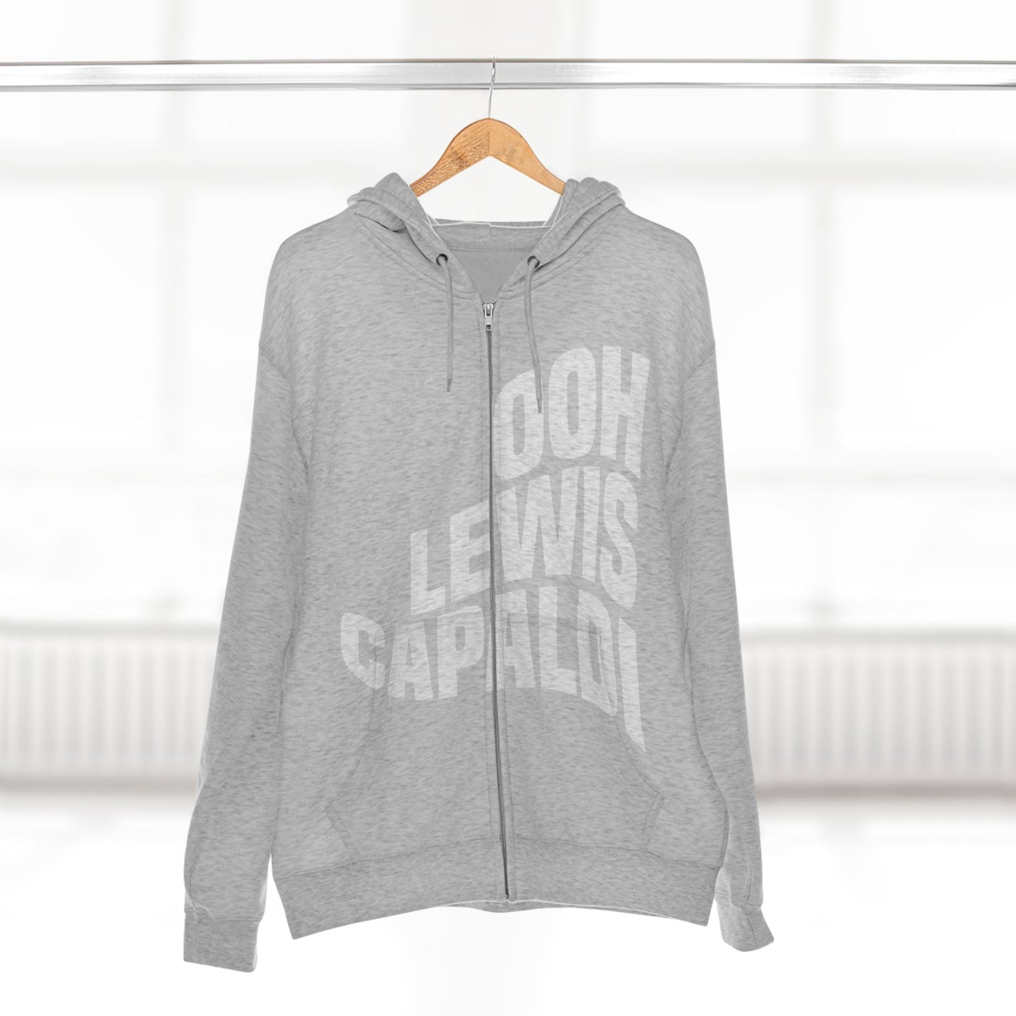 Lewis Capaldi Unisex Zip Hoodie - Ooh Lewis Capaldi