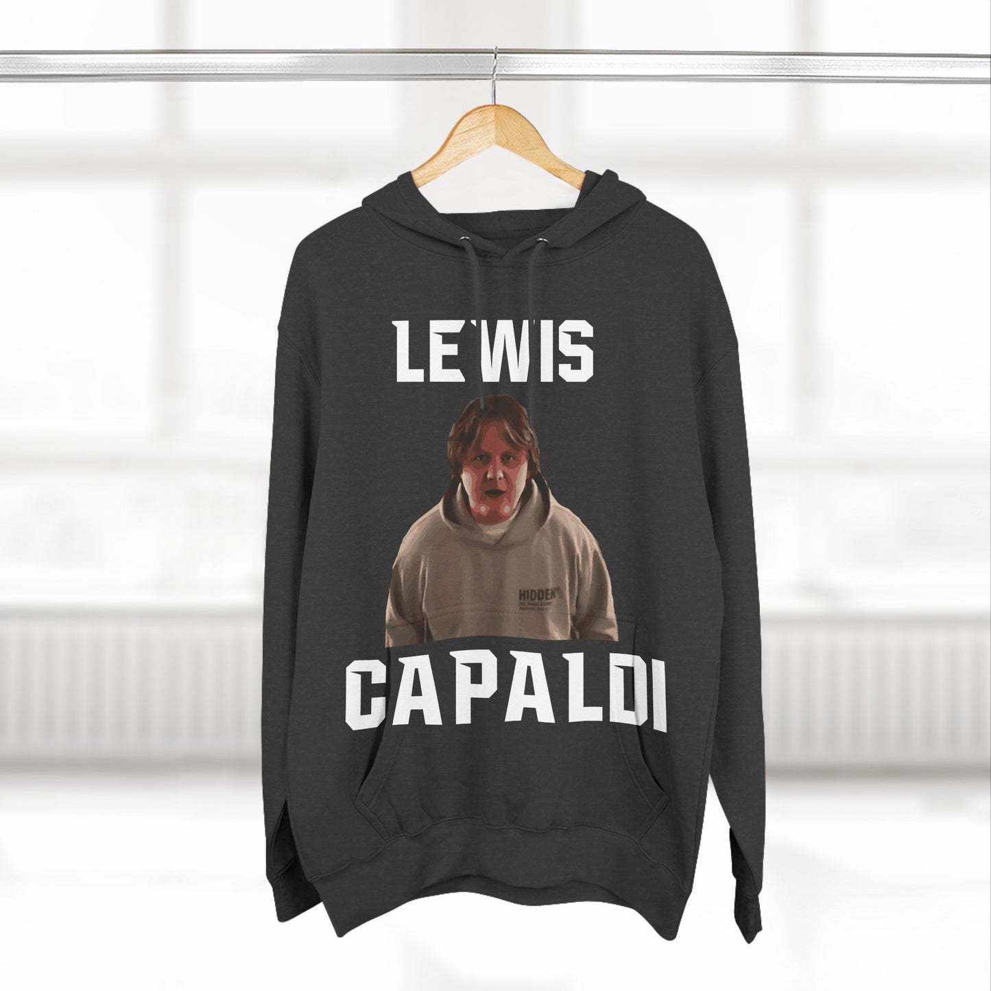 Lewis Capaldi Three-Panel Fleece Hoodie - Graphic