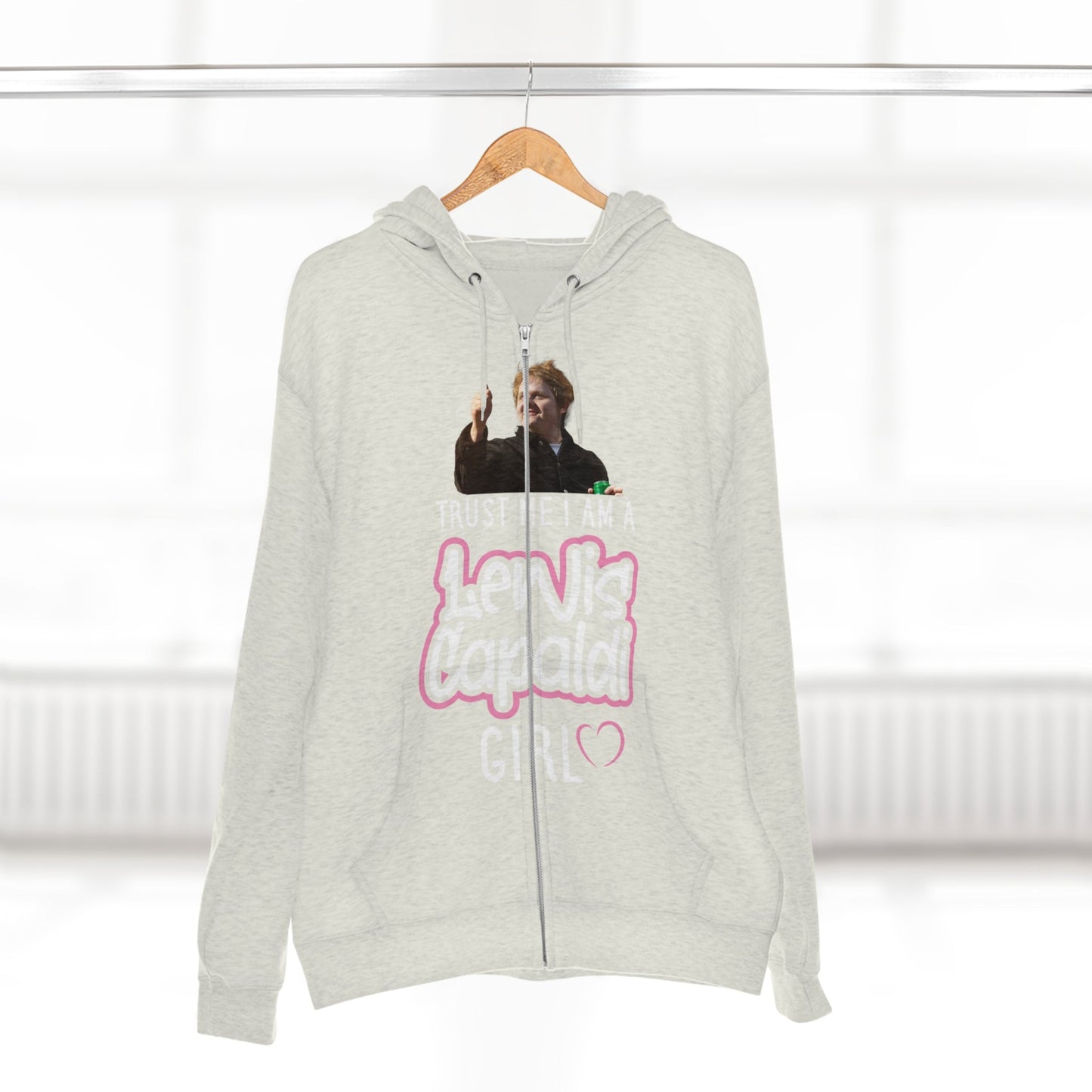 Lewis Capaldi Unisex Zip Hoodie - Trust me I am a Lewis Capaldi Girl